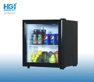 China Hotel Mini Display Fridge Dynamic Cooling Showcase Cooler 240V on sale