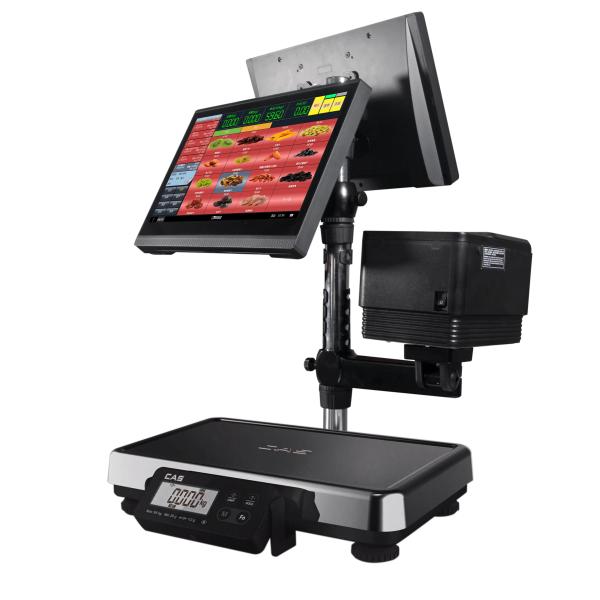 15/15.6 Inch Touch Screen Cash Register with Weighing Scale 80mm Receipt Printer and 15/15.6" Display