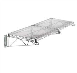 14" Deep Wall Mounted Cantilever Brackets Adjustable Residential Shelving