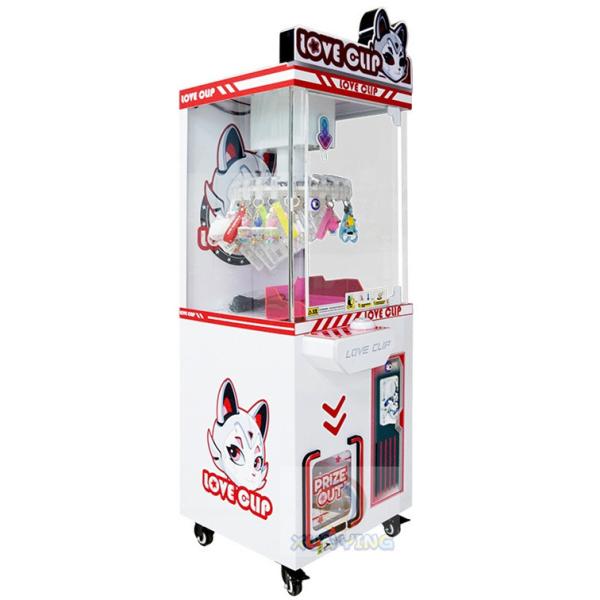 Quality Indoor Coin Game Machine Mini Clip Arcade Prize Machine 230V for sale