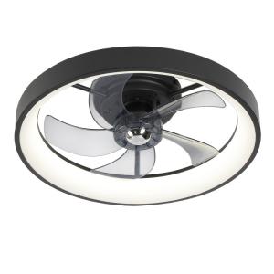 App Control 6 Speed Smart Ceiling Fan Light with Remote Control ABS 3 Blades Silent LED Fan Lamp for Bedroom Living Room