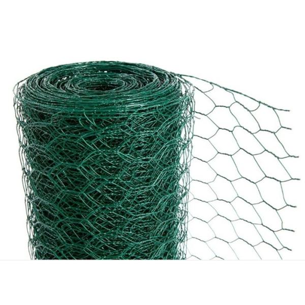 PVC Coated Hexagonal Wire Mesh 0.6mm - 4.4mm Hexagonal Plastic Mesh