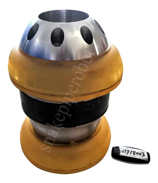 159mm Gas Pipeline NDT Pipeline Inspection Robot Small Size Pipe Bending 1.5D