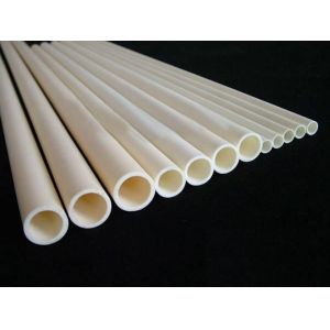 China Chemical Resistance Alumina Ceramic Tube , 1600 ℃ High Temperature Ceramic Tube on sale