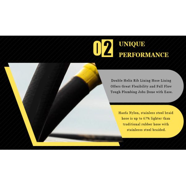 Durable Fuel Line Hose Leak Proof Heat Resistant Flexible Design