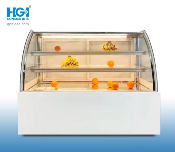 Quality CCC Tabletop Bakery Cake Display Showcase CFC Free 580W for sale