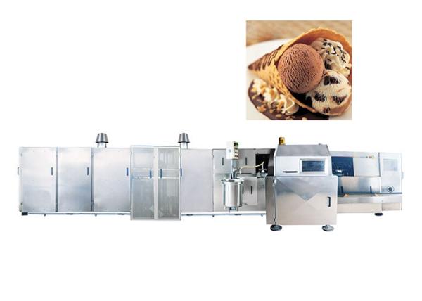 Quality Nozzle Type Ice Cream Wafer Cone Production Line 3500 Standard Cones / Hour for sale