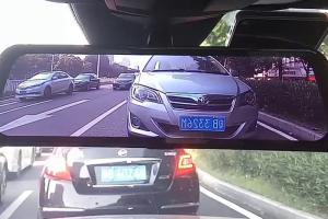China Vehicle Mounted Rear View Mirror Camera Recorder 120 Degree Dual Lens on sale