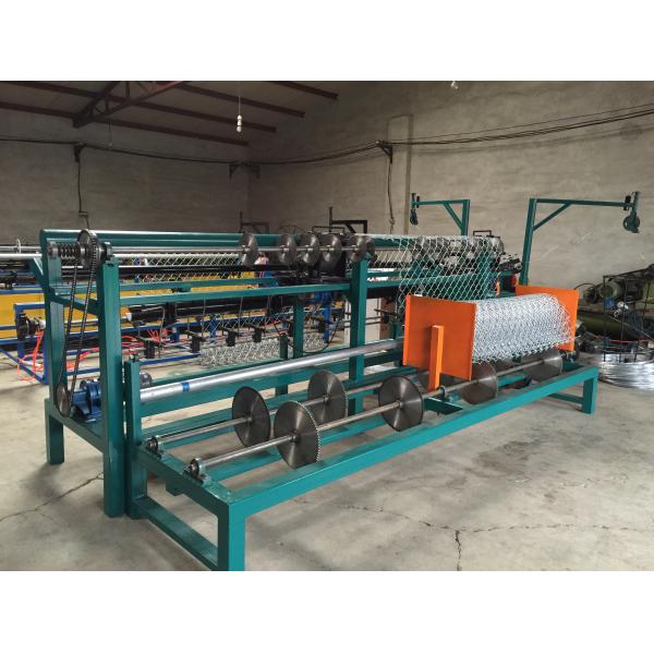 1 - 6M Chain Link Fence Equipment , Diamond Mesh Fencing Machine Easy Operation