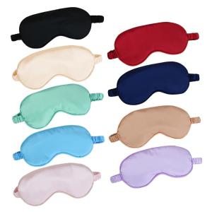 China Halfmoon 22 Momme 100 Mulberry Silk Sleep Mask Night Use on sale