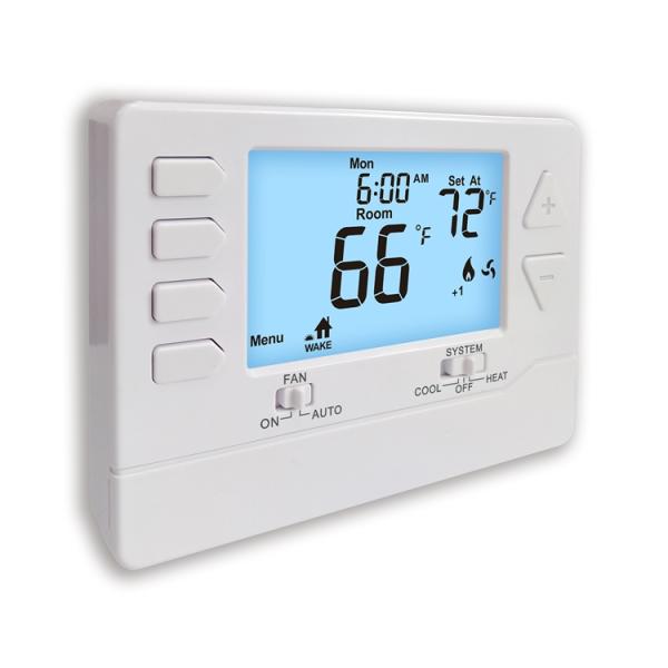 Riseem ABS 24V 7 Day Programmable Smart Room Thermostat with LCD Display