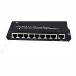 8 port 10 / 100M POE Switch network of compatible network cameras and wireless