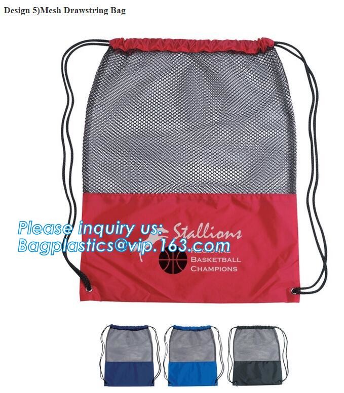 drawstring backpack kids mesh backpack manufacturer mesh net gift backpack,polyester drawstring outdoor cycling backpack