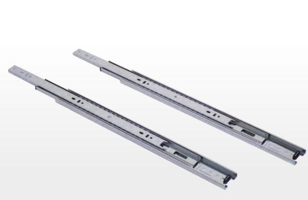 Quality Full extension 3- Fold Ball bearing drawer slide 45mm Cold rolled steel for sale
