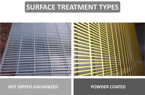 3.0m Airport Anti Climb Fencing Welded Mesh