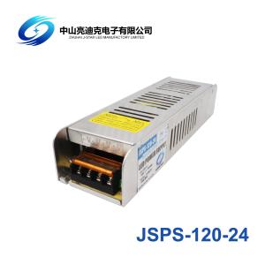 China Air Cooling 120W 5A Switch Mode LED Driver 24V Overload Protection on sale