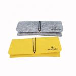 Convenient Custom Safety Felt Eyeglass Case Reader Eyeglass Case 180*72*23mm