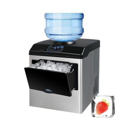 Quality 25kg Automatic Countertop Nugget Small Portable Ice Maker Machine Black for Business and Home Ice Making Capacity 25kgs/24H for sale