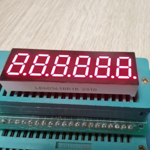 China High bright Red 7 Segment LED Display 6 Digit 9.2mm Common Cathode for Digital Countdown Timer on sale