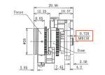 1/2.7" 2.8-6.0mm F2.0 3MP Motorized Zoom IR-Cut Vari-focal Lens AR0130/AR0330