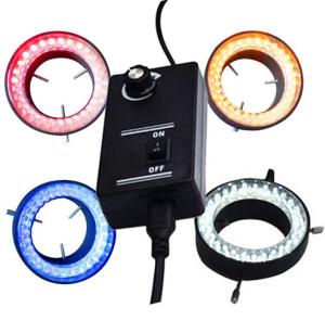 Colorful Yellow Red Microscope Led Ring Light Microscope Ring Light Illuminator