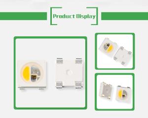 Buy cheap SK6812 Digital RGBW Programmable Color Changing LED 5050 SMD Built-in IC Chip LC8812 product
