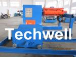Custom Hydraulic Auto Recoiler Curving Machine With 0 - 15m/min Rewind Speed