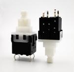 Unlocked DIP Push Button On Off SPST Key Switch