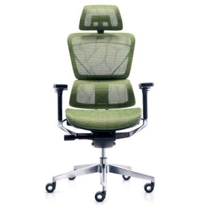 China Double Back Mesh Computer Chair 300 Lbs , 1225-1305mm Revolving Desk Chair With Headrest on sale