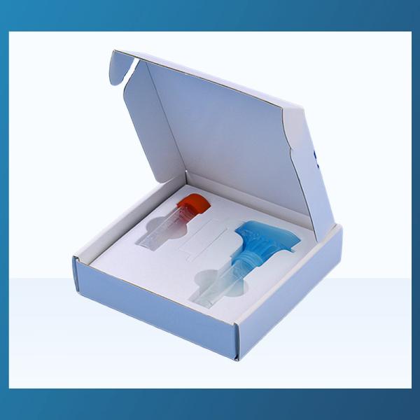 Quality Iclean Saliva Collection Kits Sample Collection Clear Red DNA Saliva Kit for sale