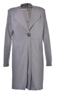 Big Buttons Decoration Nice Womens Long Length Coats With Front Pleat Hem Coldproof