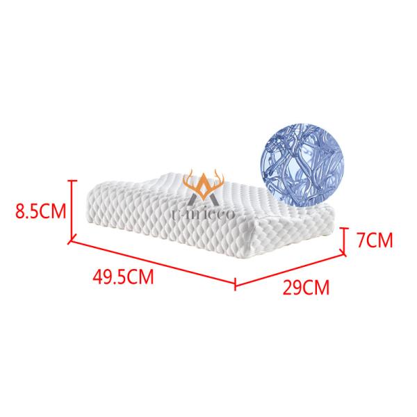 Quality U-micco Polymer Anti-bacterial Pillow S Shape Children Breathable Pillow for sale
