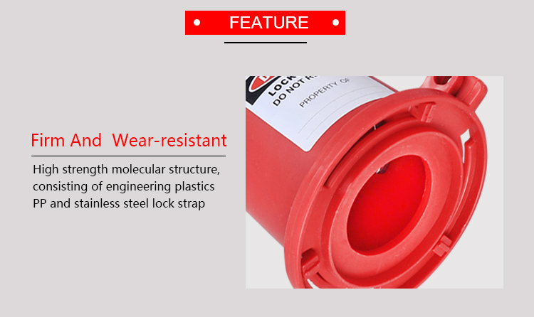 BOSHI Industrial Use Electrical Engineering Plastics PP Plug Valve Lockout