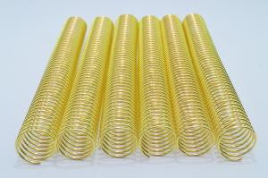 Shiny Gold 40mm Pitch 4:1 Mm Spiral Coil Pair Combination, Suitable For Notebook