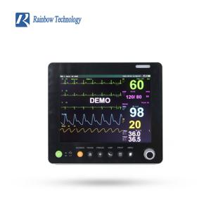 China Portable ECG HR NIBP SPO2 RESP TEMP Multi Parameter Patient Monitor For ICU Ward on sale