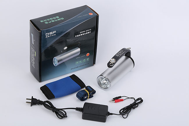 800Lm 9W Explosion Proof LED Flashlight / IP67 Powerful Torch Light