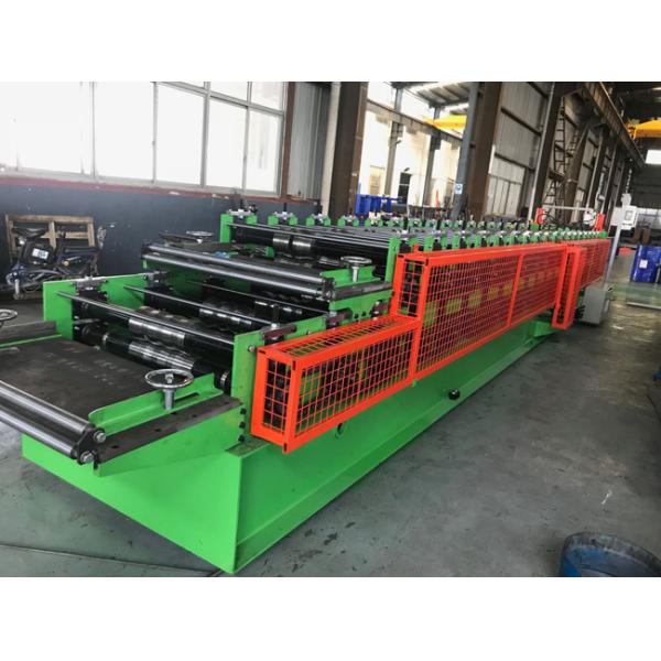 16 -18 Station Free Design Double Layer Roll Former Machine 5 Ton Passive Decoiler
