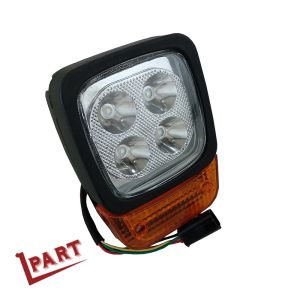 Amber Beacon LED Forklift Lights Headlights 12V-48V