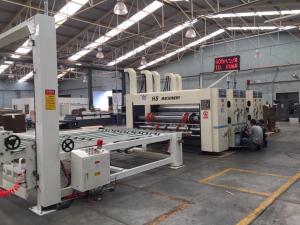 China Cardboard In Line Flexo Carton Printing Machine Streamlined Automatic on sale