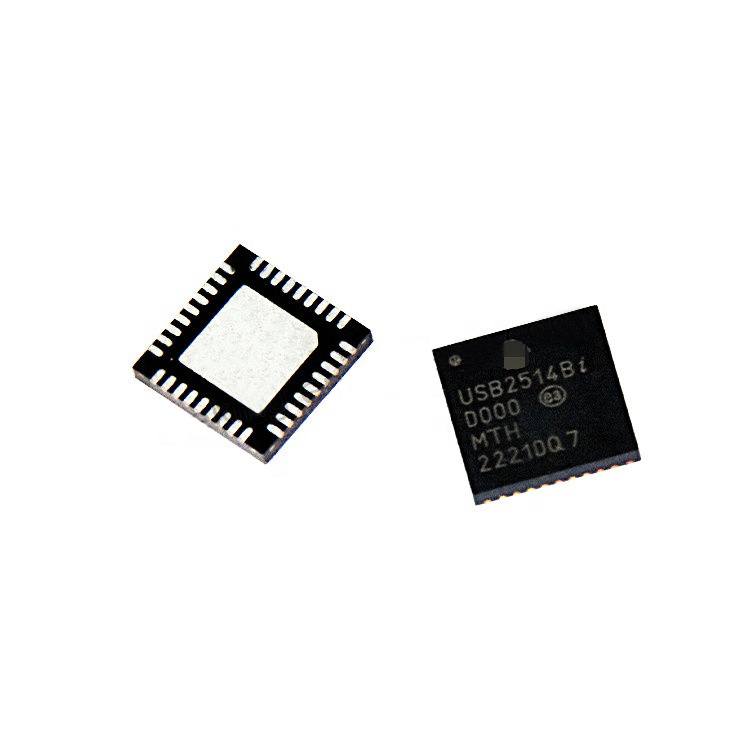 Integrated Circuit USB Interface IC 4-Port USB 2.0 Hi-Speed Hub Cont QFN USB2514BI IC USB2514BT-I/M2