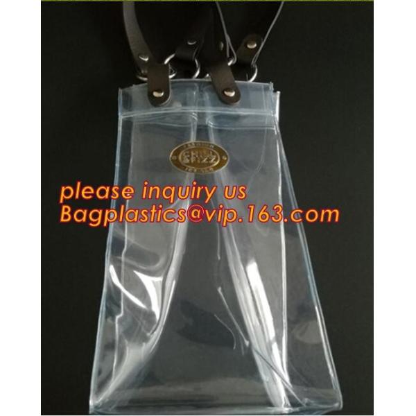 promotional Wine tote Bag,wine tote Bag,promotional bag, personalized wine gift bags with handles, plastic wine bottle b