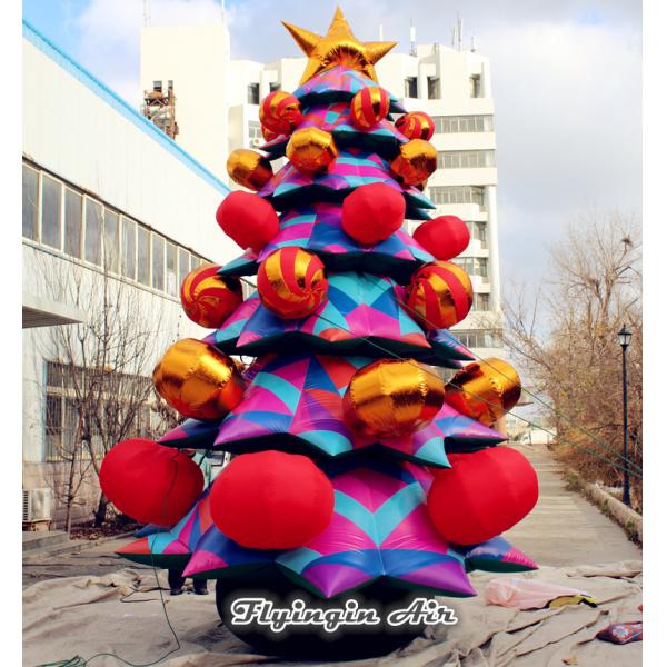 Customized 5m Height Christmas Inflatable Tree with Blower for Christmas Decoration
