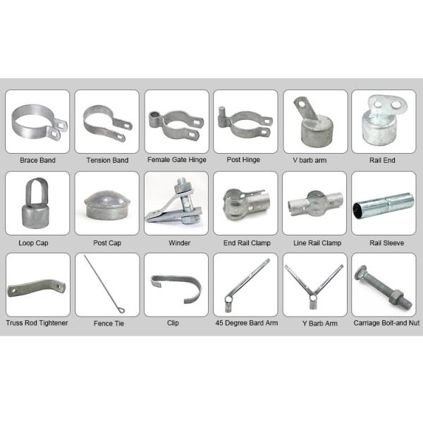 Hot Dipped Galvanized Cyclone Wire Mesh Fence 2.5mm Dia