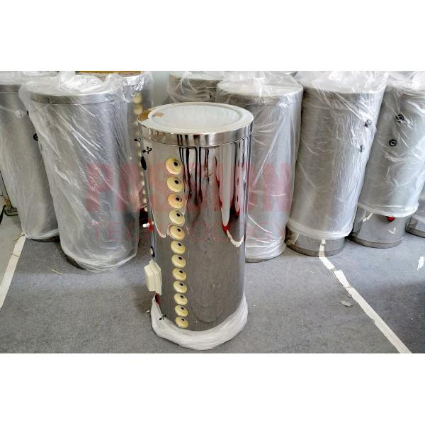 300L Pressurized Solar Water Heater 20tubes Pressure Heat Pipe Solar Collector 200L White Solar Water Tank Silver Tank