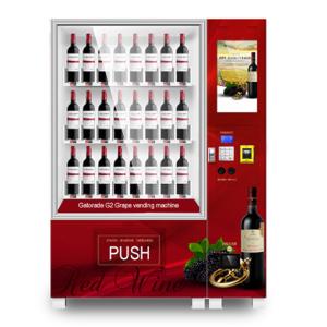 China 22 Inch Touch Screen Bevrage Vending Machine Water Alcohol Dispenser Kiosk on sale