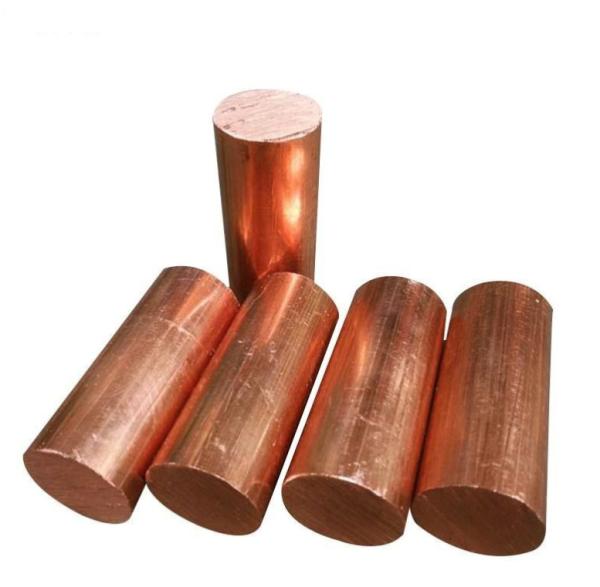 Quality C11000 C101 Copper Round Rod Welding Rod Copper Pure 100mm 150mm for sale