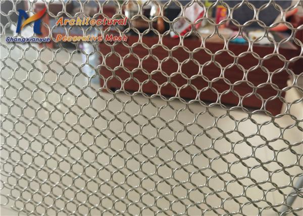 Quality Chainmail Ring Mesh Curtain Dividers 12mm Stainless Steel Welded Mesh for sale