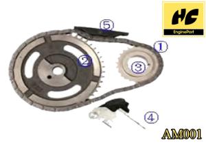 China OEM Standard Replacement Car Parts Engine Timing Chain Kit AM001 For American Motors 2.5-U(150) 4 Cyl on sale