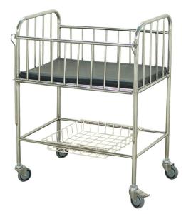 China Stainless Medical Pediatric Hospital Beds Baby Cot General Ward Use on sale