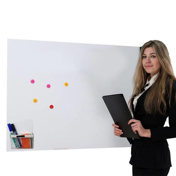 PVC Dry Erase Whiteboard Pen Holders Transparent Blue Yellow White ODM